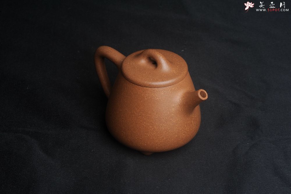 紫砂壶图片：美壶特惠 油润老段泥精致高石瓢紫砂茶壶 茶人醉爱 - 紫砂壶之家紫砂壶网