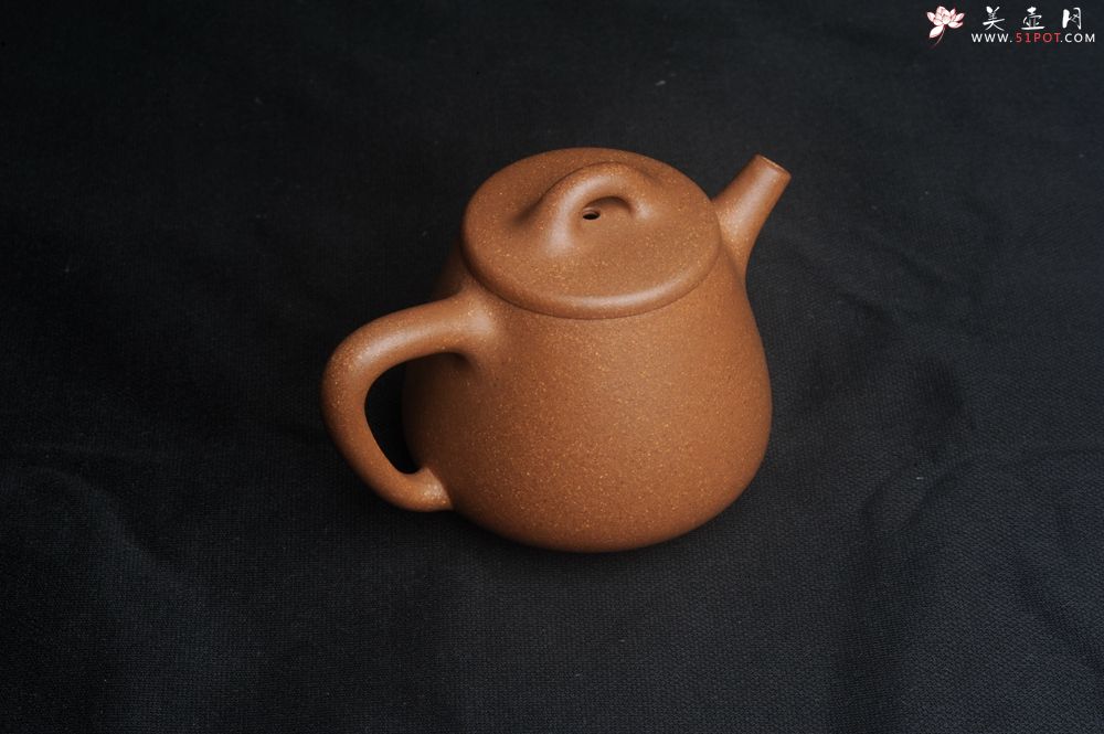 紫砂壶图片：美壶特惠 油润老段泥精致高石瓢紫砂茶壶 茶人醉爱 - 紫砂壶之家紫砂壶网
