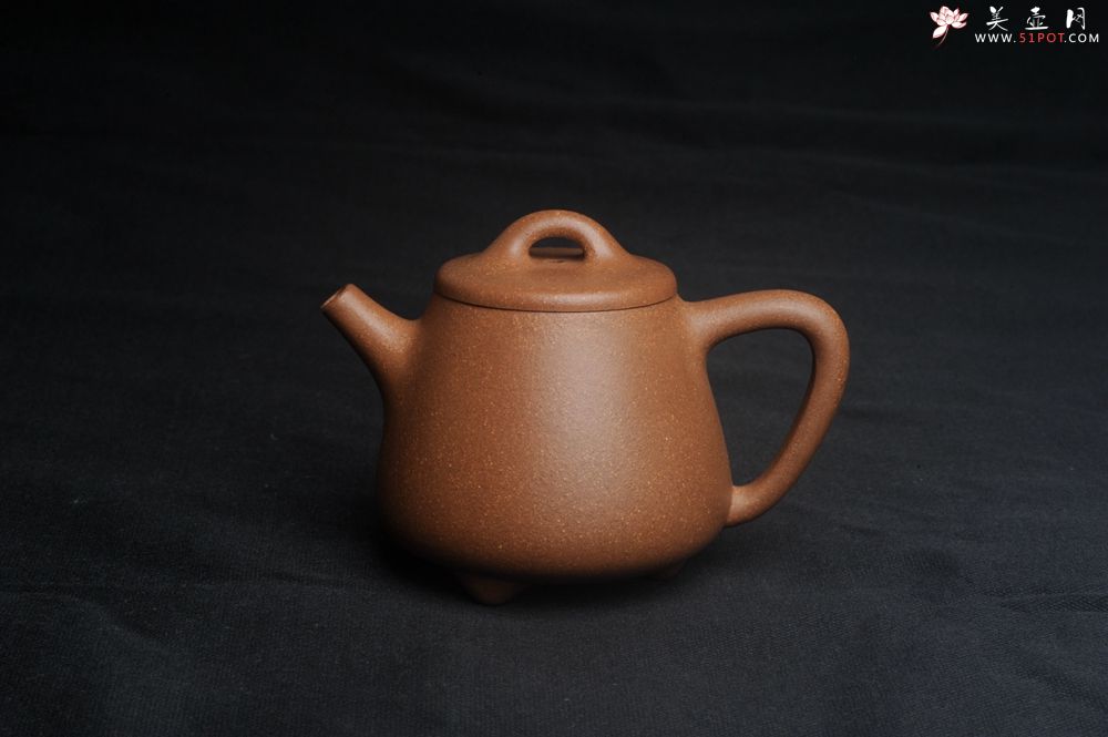 紫砂壶图片：美壶特惠 油润老段泥精致高石瓢紫砂茶壶 茶人醉爱 - 紫砂壶之家紫砂壶网