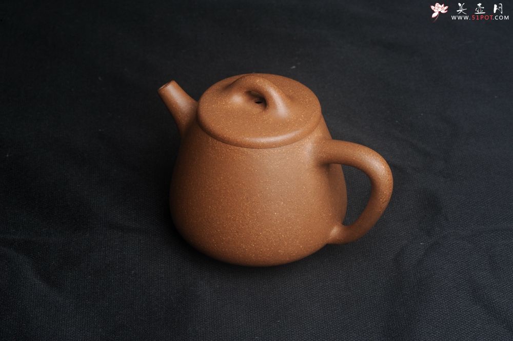 紫砂壶图片：美壶特惠 油润老段泥精致高石瓢紫砂茶壶 茶人醉爱 - 紫砂壶之家紫砂壶网
