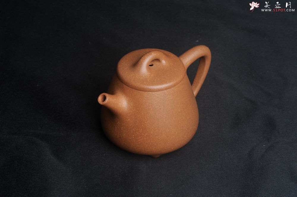 紫砂壶图片：美壶特惠 油润老段泥精致高石瓢紫砂茶壶 茶人醉爱 - 紫砂壶之家紫砂壶网