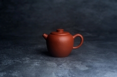 紫砂壶图片：美壶特惠 精品粗砂红泥巨轮壶 茶人醉爱 - 紫砂壶之家