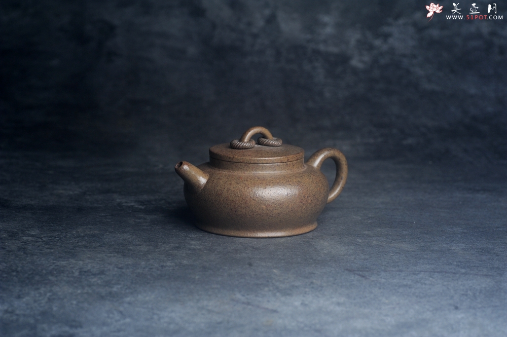紫砂壶图片：美壶特惠 优质柴烧双圈壶 茶人醉爱 - 紫砂壶之家紫砂壶网