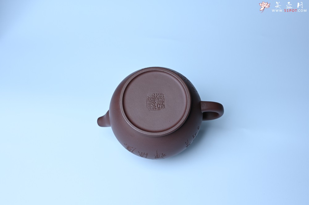 紫砂壶图片：实力派工艺师周斌 老紫泥精工僧帽壶 - 紫砂壶之家紫砂壶网
