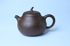 紫砂壶图片:毛国强入室弟子黄云初 特好老紫泥涤心茄段 名家何水法书法 刘世涛伯陶刻 - 紫砂壶之家