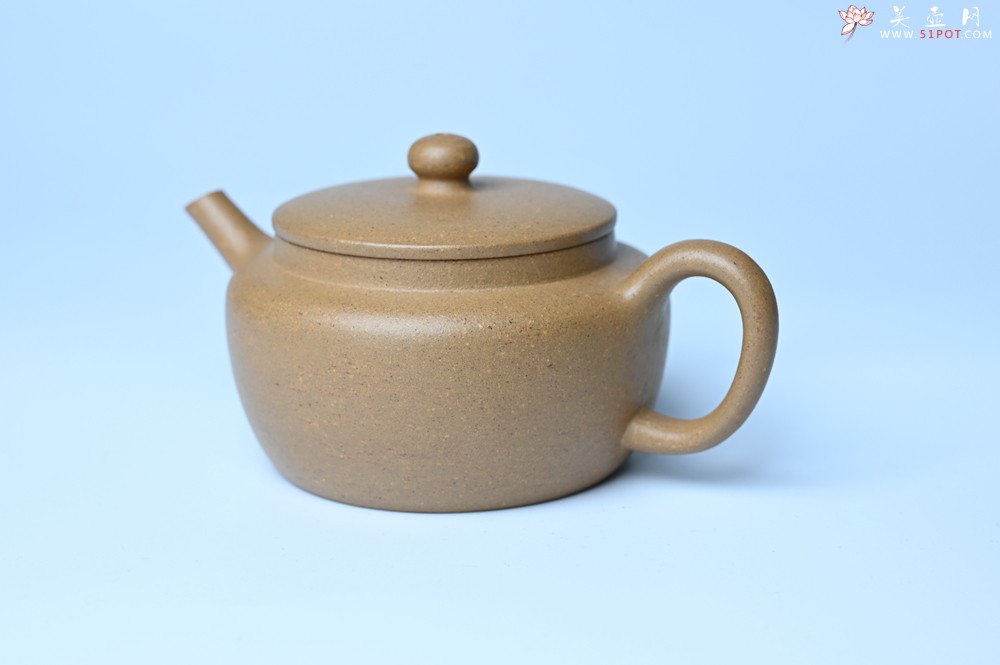 紫砂壶图片：美壶特惠全手工紫砂壶特好段泥桑扁壶 茶壶 茶具 单壶 - 紫砂壶之家紫砂壶网