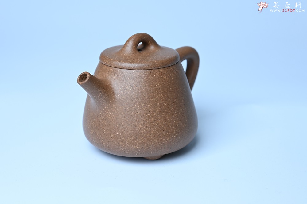 紫砂壶图片：美壶特惠 油润老段泥精致高石瓢紫砂茶壶 茶人醉爱 - 紫砂壶之家紫砂壶网