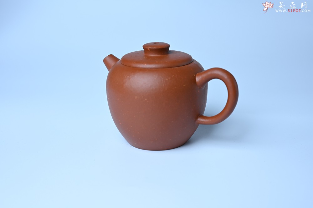 紫砂壶图片：美壶特惠 精品粗砂红泥巨轮壶 茶人醉爱 - 紫砂壶之家紫砂壶网