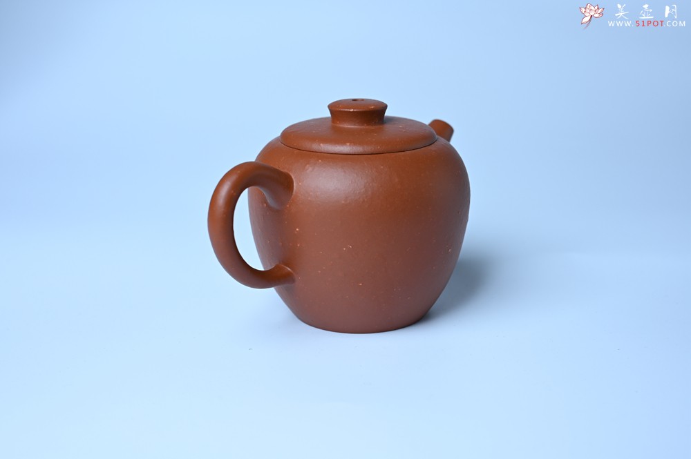 紫砂壶图片：美壶特惠 精品粗砂红泥巨轮壶 茶人醉爱 - 紫砂壶之家紫砂壶网