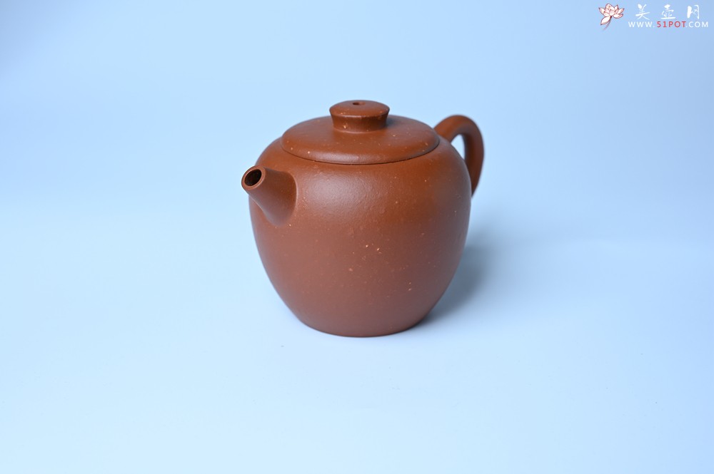 紫砂壶图片：美壶特惠 精品粗砂红泥巨轮壶 茶人醉爱 - 紫砂壶之家紫砂壶网