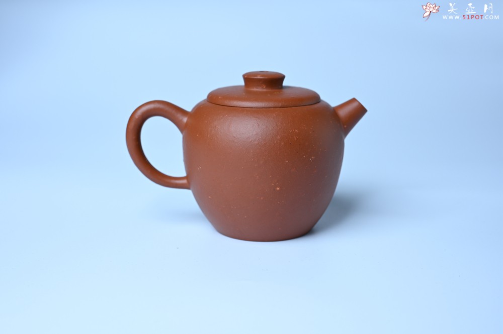 紫砂壶图片：美壶特惠 精品粗砂红泥巨轮壶 茶人醉爱 - 紫砂壶之家紫砂壶网