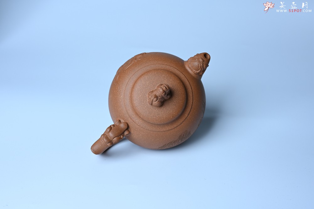 紫砂壶图片：美壶特惠 精致降坡泥祥瑞壶 茶人醉爱 - 紫砂壶之家紫砂壶网