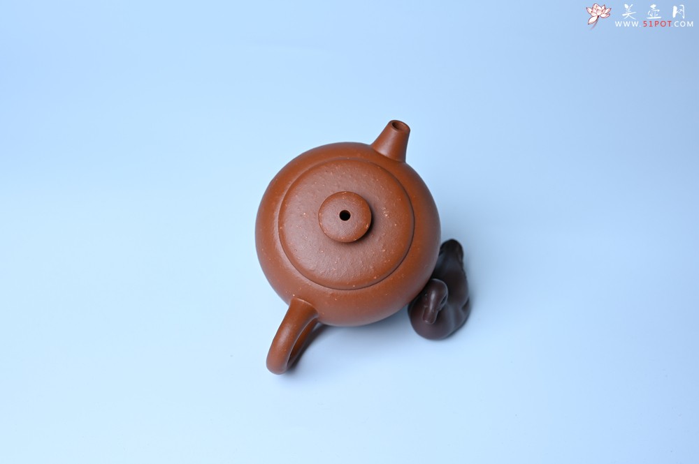 紫砂壶图片：美壶特惠 精品粗砂红泥巨轮壶 茶人醉爱 - 紫砂壶之家紫砂壶网