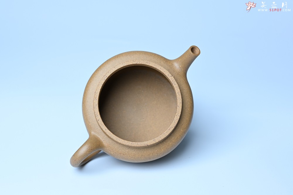 紫砂壶图片：美壶特惠全手工紫砂壶特好段泥桑扁壶 茶壶 茶具 单壶 - 紫砂壶之家紫砂壶网