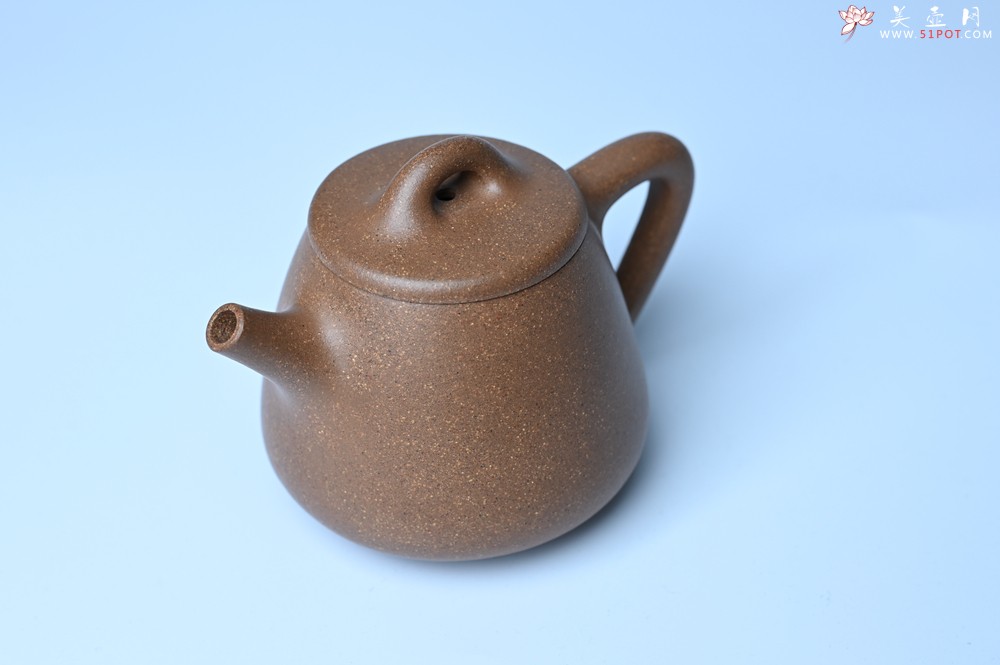 紫砂壶图片：美壶特惠 油润老段泥精致高石瓢紫砂茶壶 茶人醉爱 - 紫砂壶之家紫砂壶网