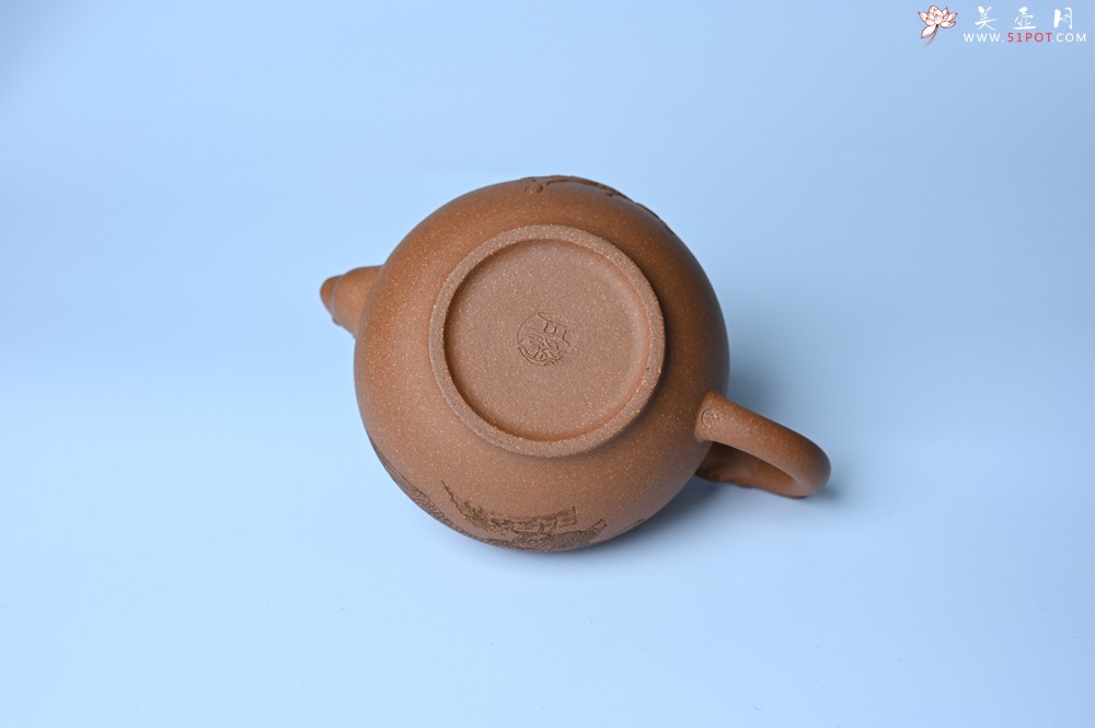 紫砂壶图片：美壶特惠 精致降坡泥祥瑞壶 茶人醉爱 - 紫砂壶之家紫砂壶网