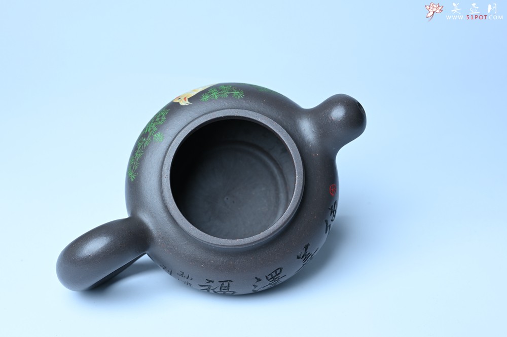 紫砂壶图片：美壶特惠 手工手制紫砂壶特好青灰泥松鼠壶 茶壶 茶具 单壶 - 紫砂壶之家紫砂壶网