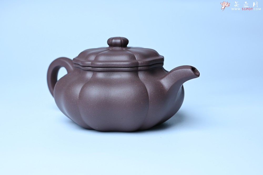 紫砂壶图片：美壶特惠 紫砂壶手工手制优质紫泥葵仿古壶 茶人醉爱 - 紫砂壶之家紫砂壶网