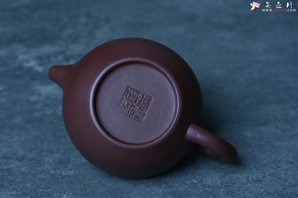 紫砂壶图片：特好老紫泥全手工寿桃壶 茶人醉爱 - 紫砂壶之家紫砂壶网