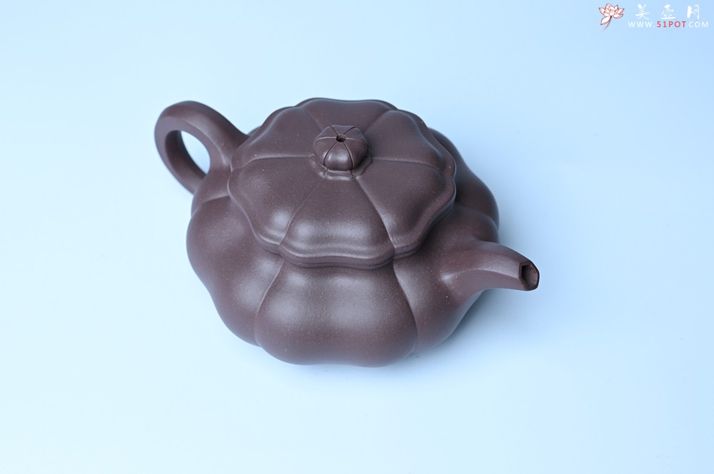 紫砂壶图片：美壶特惠 紫砂壶手工手制优质紫泥葵仿古壶 茶人醉爱 - 紫砂壶之家紫砂壶网