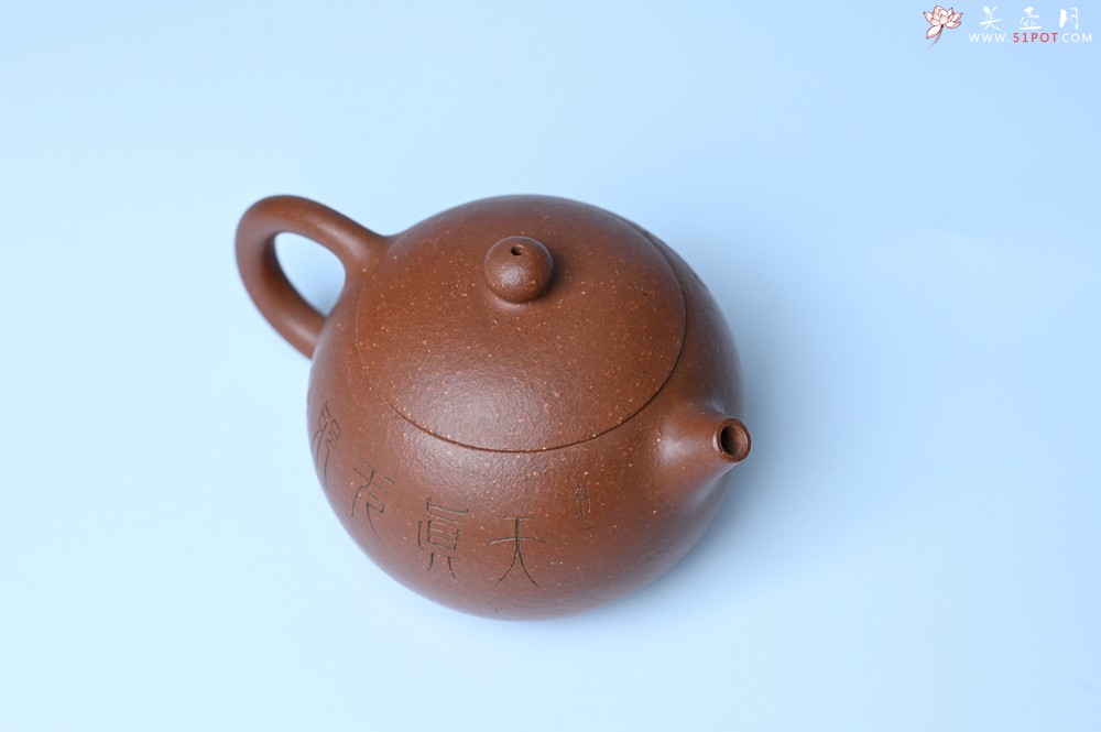 紫砂壶图片：油润降坡泥全手工小品西施壶  装饰童子图 天真无邪 - 紫砂壶之家紫砂壶网