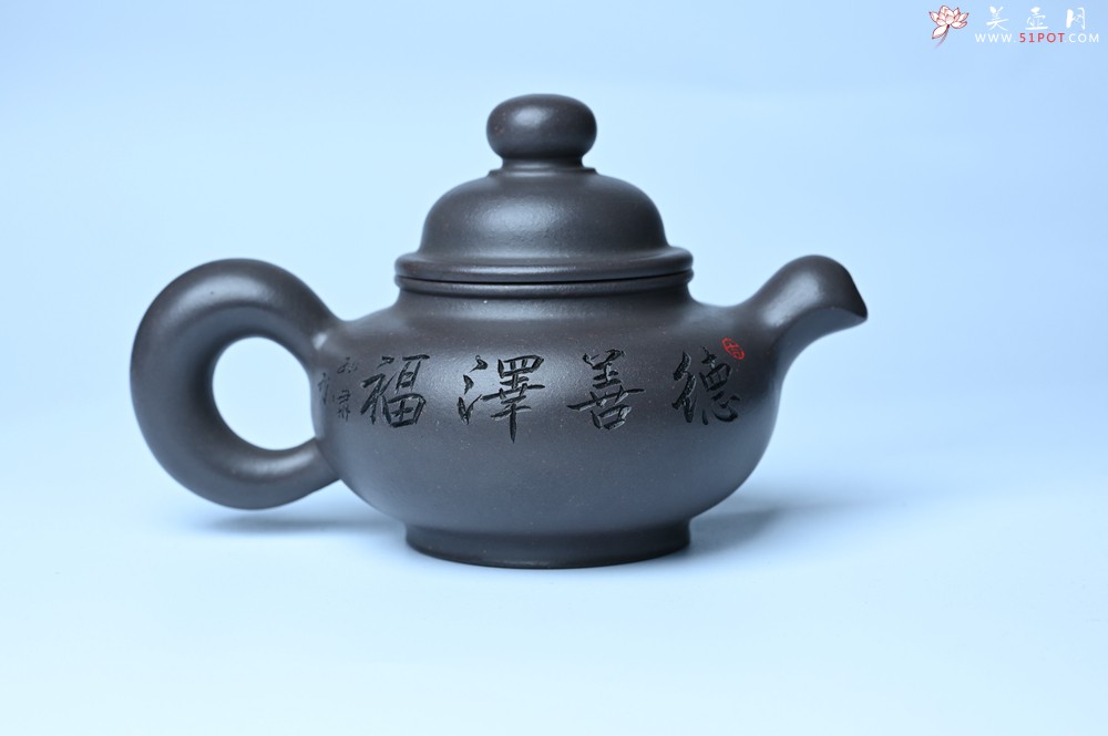 紫砂壶图片：美壶特惠 手工手制紫砂壶特好青灰泥松鼠壶 茶壶 茶具 单壶 - 紫砂壶之家紫砂壶网