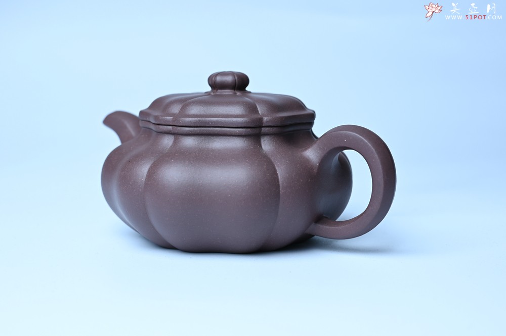 紫砂壶图片：美壶特惠 紫砂壶手工手制优质紫泥葵仿古壶 茶人醉爱 - 紫砂壶之家紫砂壶网