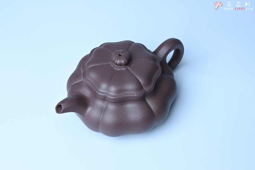 紫砂壶图片：美壶特惠 紫砂壶手工手制优质紫泥葵仿古壶 茶人醉爱 - 紫砂壶之家紫砂壶网