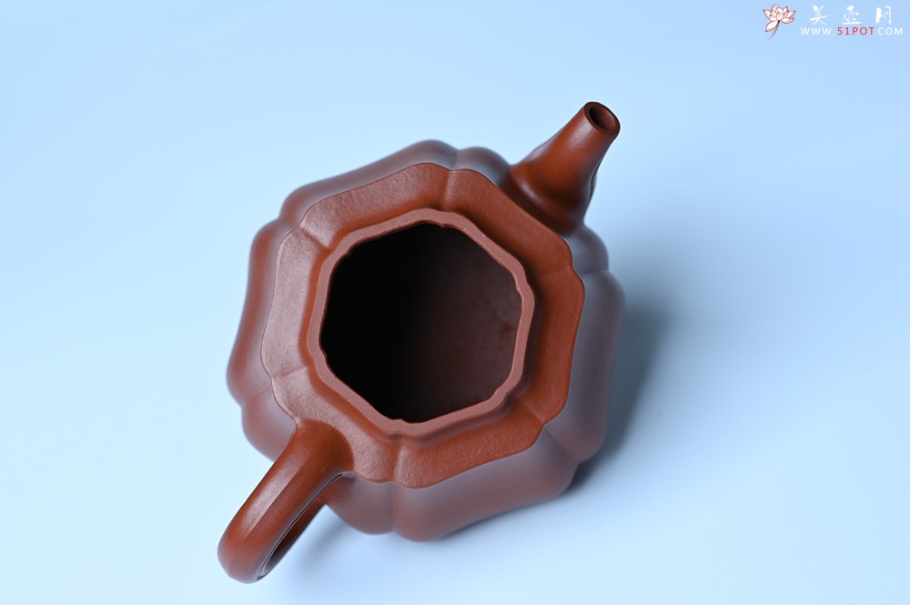 紫砂壶图片：美壶特惠 老朱泥高菱壶 茶人醉爱 - 紫砂壶之家紫砂壶网