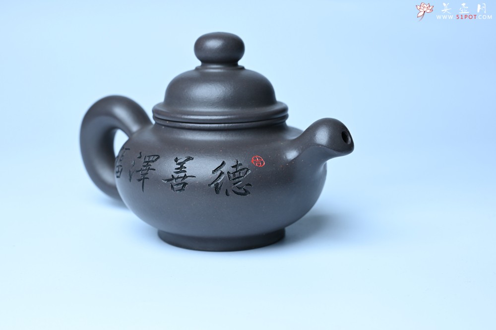 紫砂壶图片：美壶特惠 手工手制紫砂壶特好青灰泥松鼠壶 茶壶 茶具 单壶 - 紫砂壶之家紫砂壶网