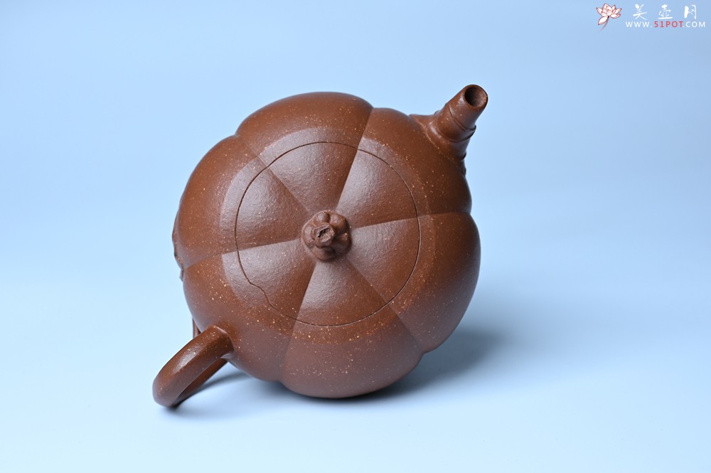 紫砂壶图片：美壶特惠 特好降坡泥南瓜壶 肌理丰富生动 茶人醉爱 - 紫砂壶之家紫砂壶网