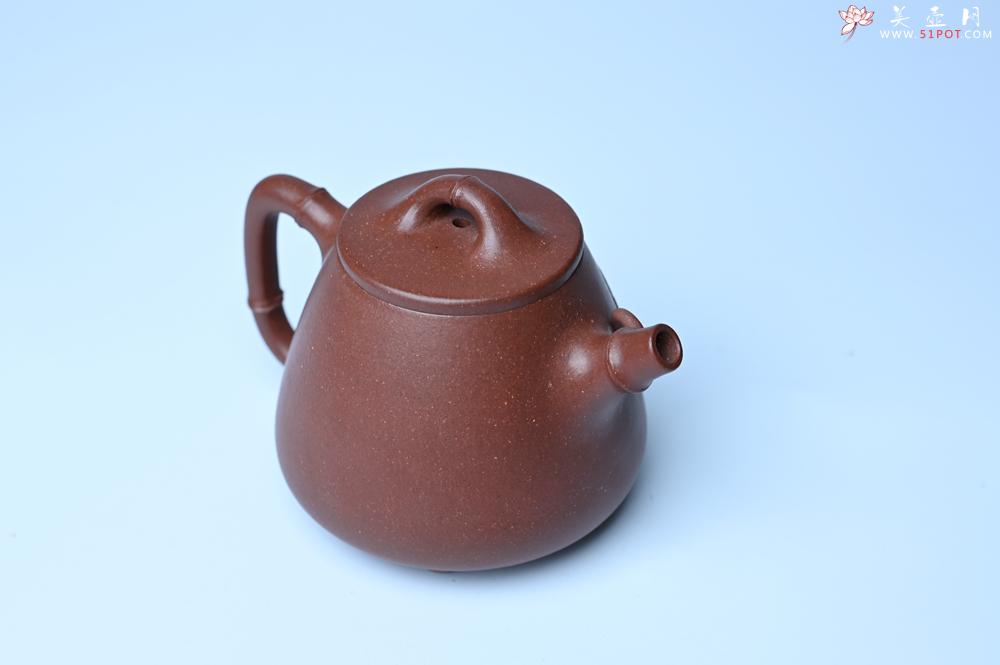 紫砂壶图片：美壶特惠 优质紫泥竹叶高石瓢壶 茶人醉爱 - 紫砂壶之家紫砂壶网
