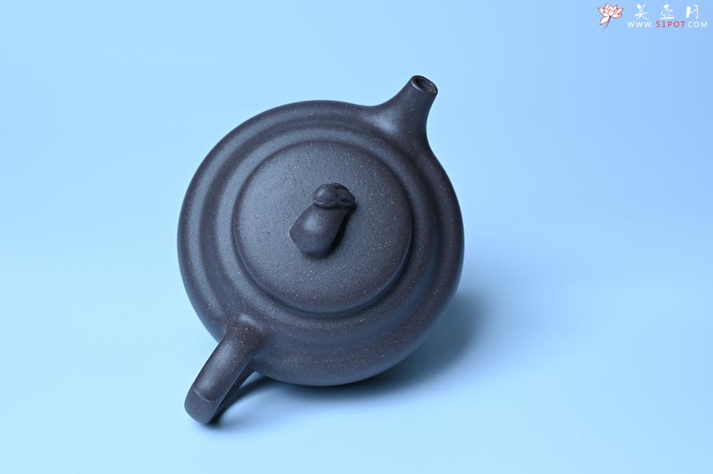 紫砂壶图片：美壶特惠 精品青灰泥玉兔紫砂壶 茶人醉爱 - 紫砂壶之家紫砂壶网