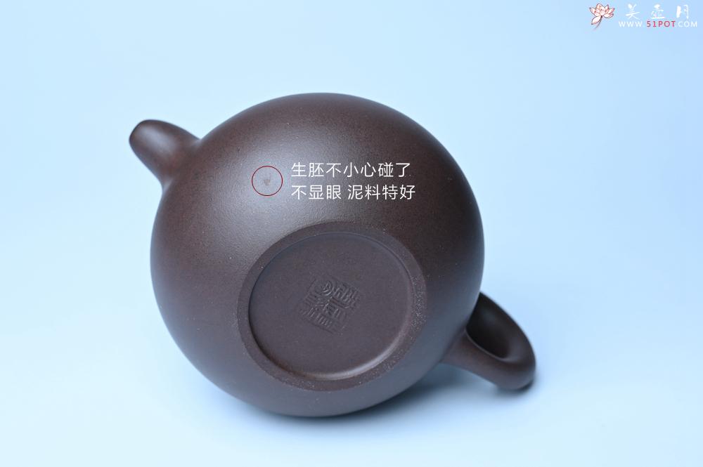 紫砂壶图片：美壶特惠 精致优质黑星土道洪风格德福壶 茶人醉爱 - 紫砂壶之家紫砂壶网