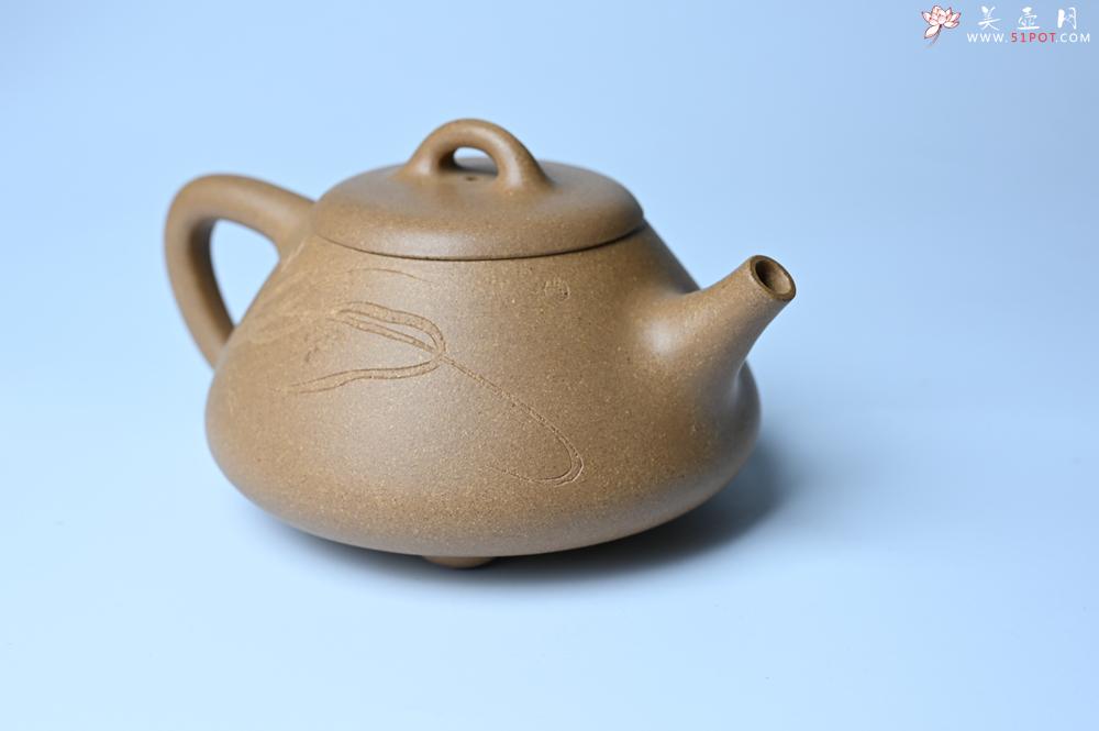 紫砂壶图片：油润老段泥(此泥料属于家藏老料！油润无比，识者自知！)全手工曼生石瓢 陶兴精心装饰 - 紫砂壶之家紫砂壶网