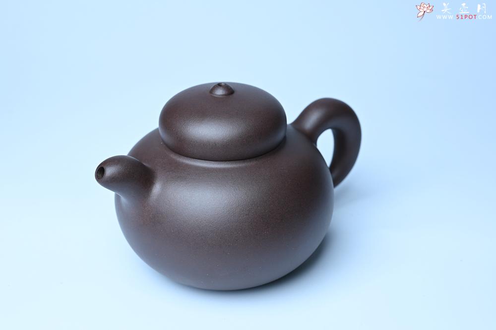 紫砂壶图片：美壶特惠 精致优质黑星土道洪风格德福壶 茶人醉爱 - 紫砂壶之家紫砂壶网