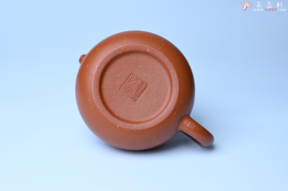 紫砂壶图片：美壶特惠 特好红泥桂花砂茄段壶 茶人醉爱 - 紫砂壶之家紫砂壶网