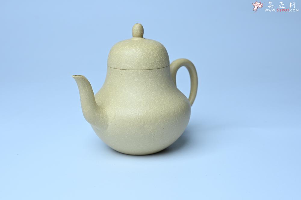 紫砂壶图片：美壶特惠 纯净本绿梨形壶 茶人醉爱 - 紫砂壶之家紫砂壶网