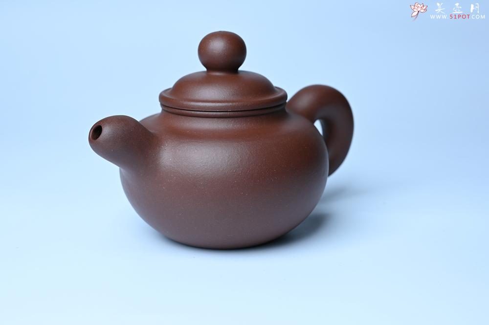 紫砂壶图片：美壶特惠 黑星红拼紫泥（家藏限量）道洪圆珠壶 - 紫砂壶之家紫砂壶网