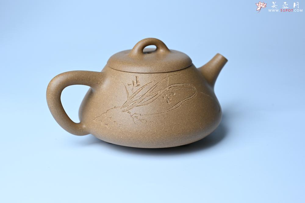 紫砂壶图片：油润老段泥(此泥料属于家藏老料！油润无比，识者自知！)全手工曼生石瓢 陶兴精心装饰 - 紫砂壶之家紫砂壶网