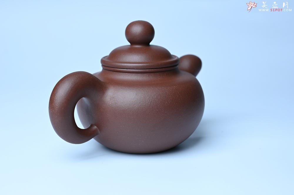 紫砂壶图片：美壶特惠 黑星红拼紫泥（家藏限量）道洪圆珠壶 - 紫砂壶之家紫砂壶网