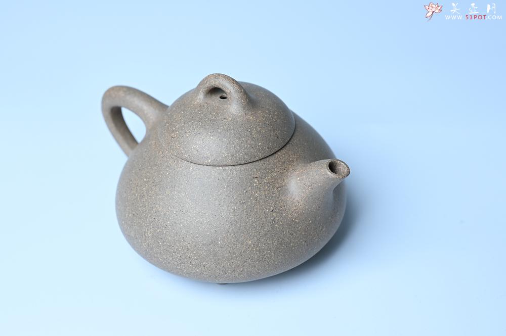 紫砂壶图片：美壶特惠 特好松花段泥精工乳瓢茶壶 茶人醉爱 - 紫砂壶之家紫砂壶网