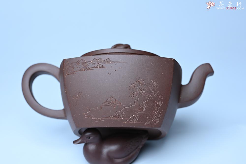 紫砂壶图片：美壶年底特惠 精工卧虎藏龙壶 难度大 茶人醉爱 - 紫砂壶之家紫砂壶网