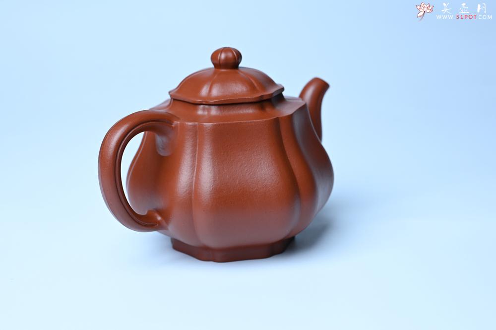 紫砂壶图片：美壶特惠 老朱泥高菱壶 茶人醉爱 - 紫砂壶之家紫砂壶网