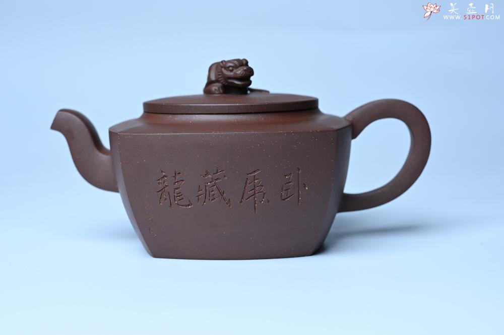 紫砂壶图片：美壶年底特惠 精工卧虎藏龙壶 难度大 茶人醉爱 - 紫砂壶之家紫砂壶网