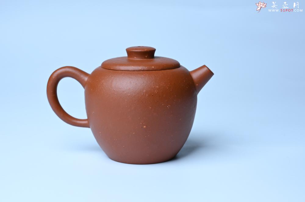 紫砂壶图片：美壶特惠 精品粗砂红泥巨轮壶 茶人醉爱 - 紫砂壶之家紫砂壶网