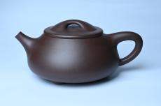 紫砂壶图片:美壶特惠 精致特好紫泥大满瓢 难度大 足足做了一个多星期 - 紫砂壶之家