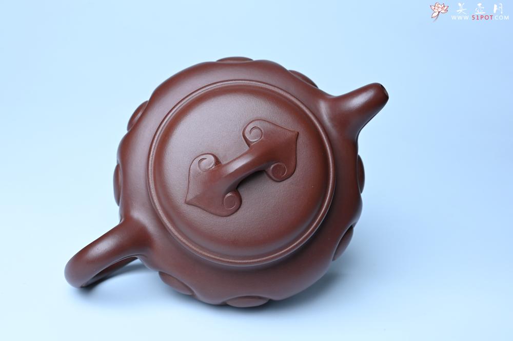 紫砂壶图片：美壶特惠 精致紫泥仿古如意壶 茶人醉爱 - 紫砂壶之家紫砂壶网