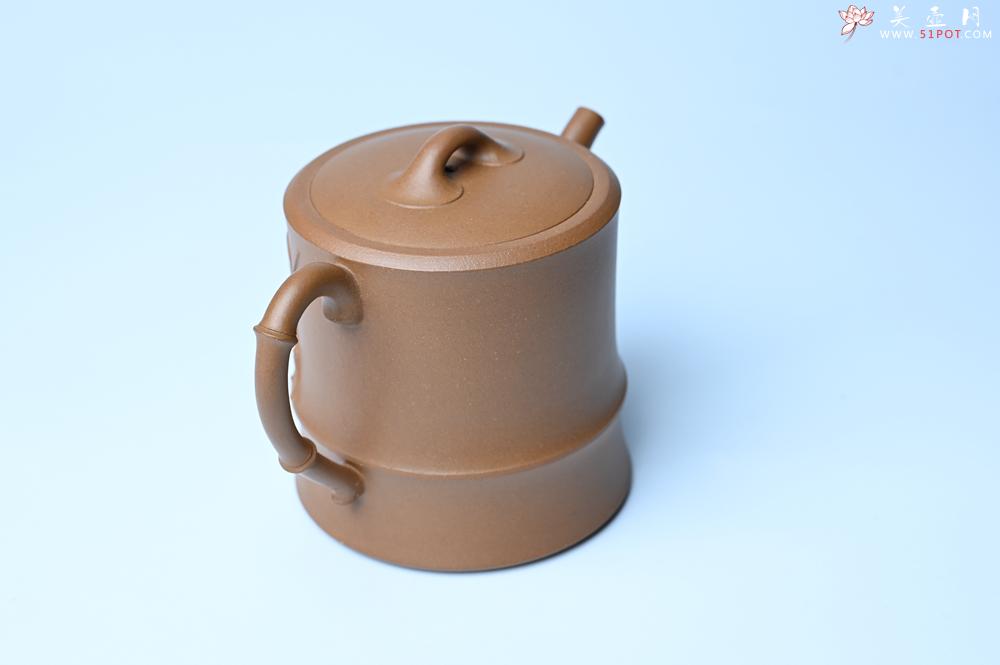 紫砂壶图片：美壶特惠 精工黄金段泥竹段 挺拔秀雅 茶人醉爱 - 紫砂壶之家紫砂壶网