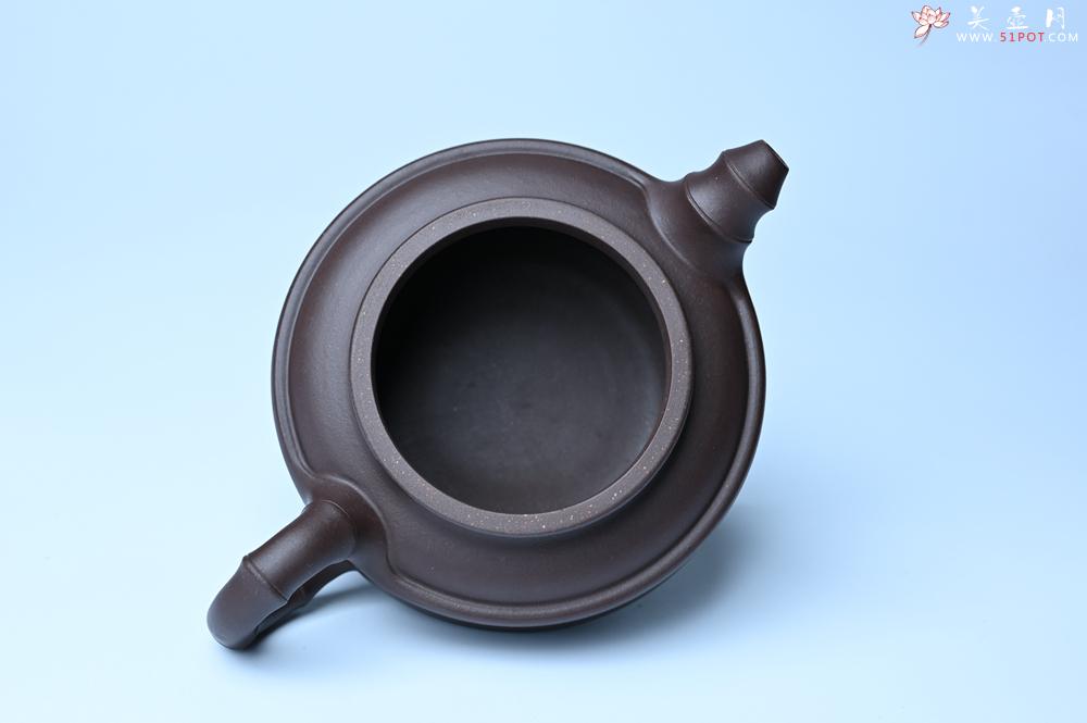 紫砂壶图片：美壶特惠 优质老紫泥双线竹鼓二式 养后特润 - 紫砂壶之家紫砂壶网